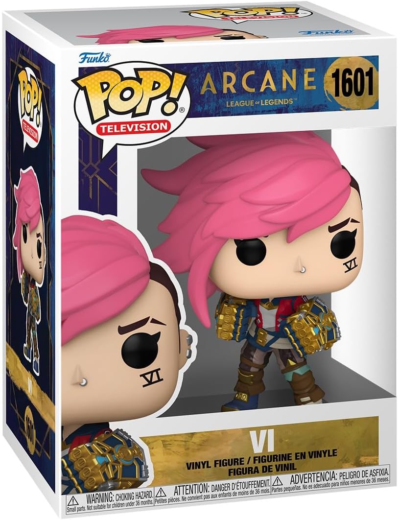 Funko Pop! TV: Arcane LOL - Vi - Arcane: League of Legends - Vinyl-Sammelfigur - Geschenkidee - Offi