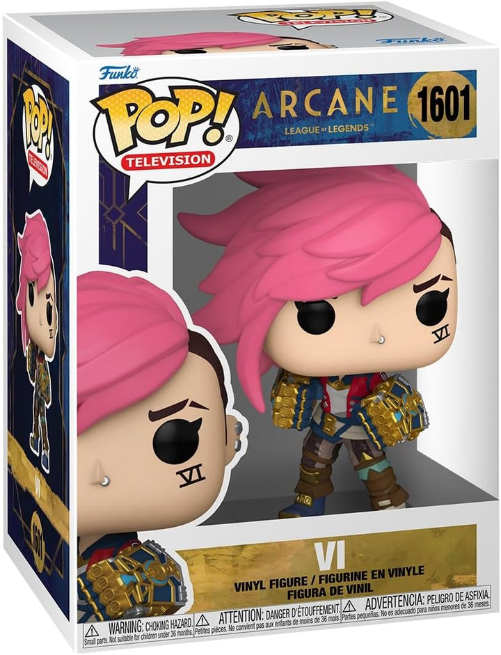 Funko Pop! TV: Arcane LOL - Vi - Arcane: League of Legends - Vinyl-Sammelfigur - Geschenkidee - Offi