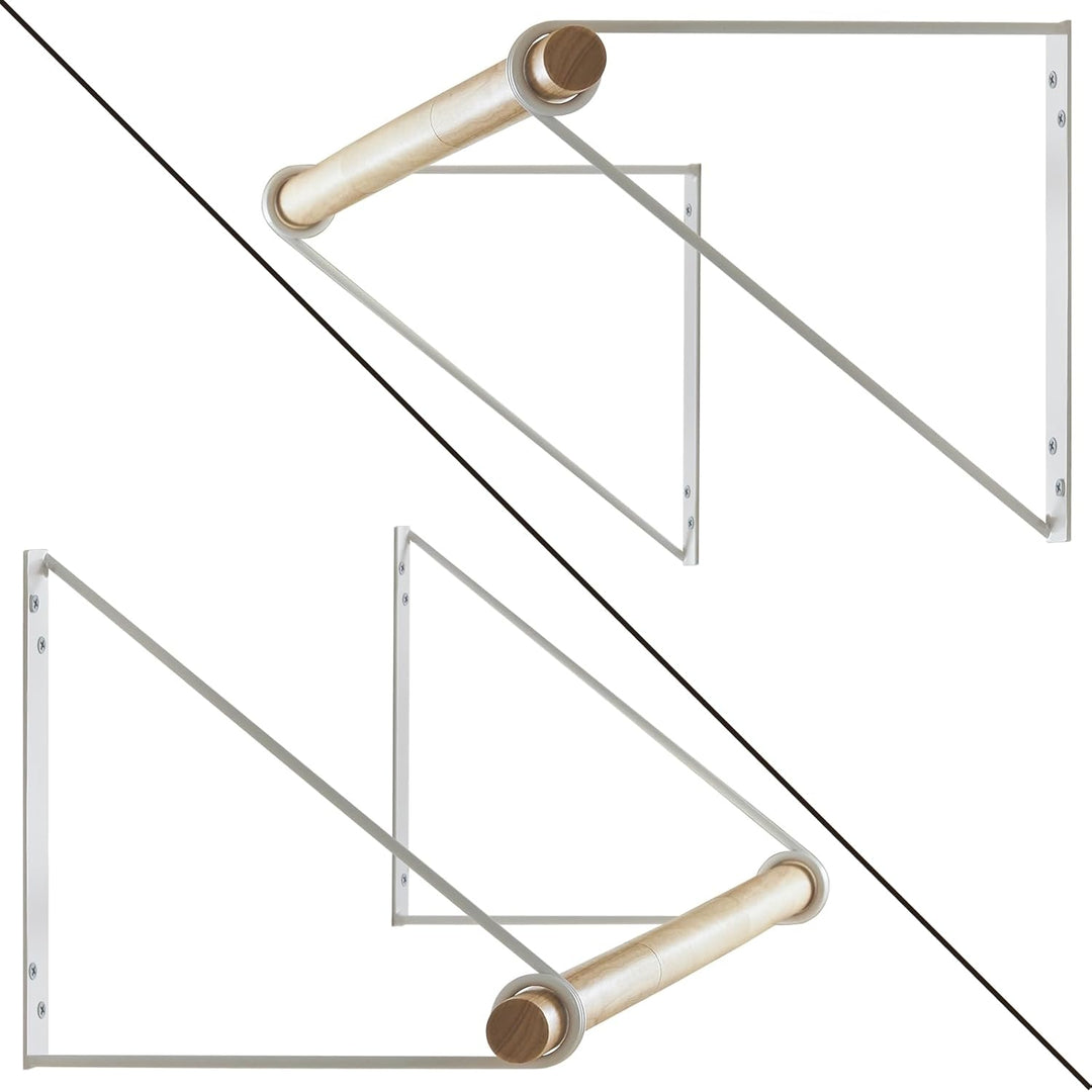 IBUYKE Kleiderstange Wandmontage-Wand Kleiderständer,Flur Möbel im Industrial Stil,Moderne Garderobe