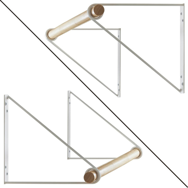 IBUYKE Kleiderstange Wandmontage-Wand Kleiderständer,Flur Möbel im Industrial Stil,Moderne Garderobe