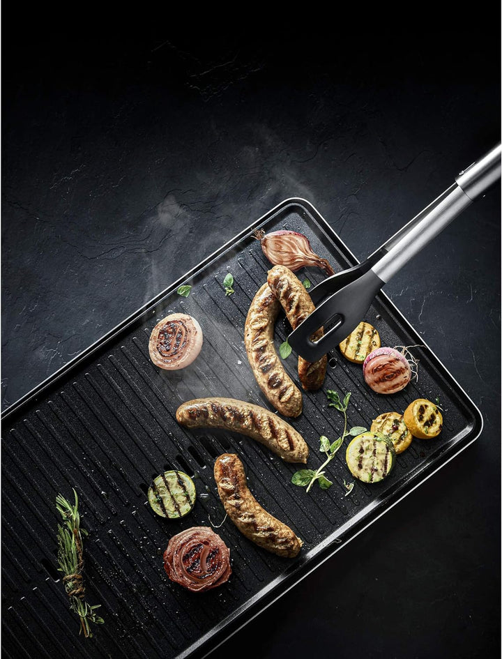 WMF BBQ Servierzange 32,5 cm, Cromargan Edelstahl, Kunststoffkopf & Pfannenwender 32,2 cm Profi Plus