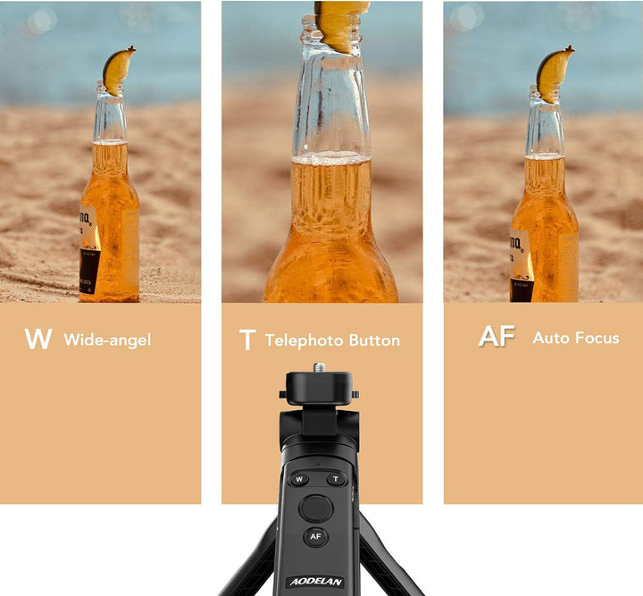 AODELAN Kamera Handgriff, Mini Griffstativ mit Fernauslöser für Canon EOS R RP R5 R6 90D M50 SL2 Pow