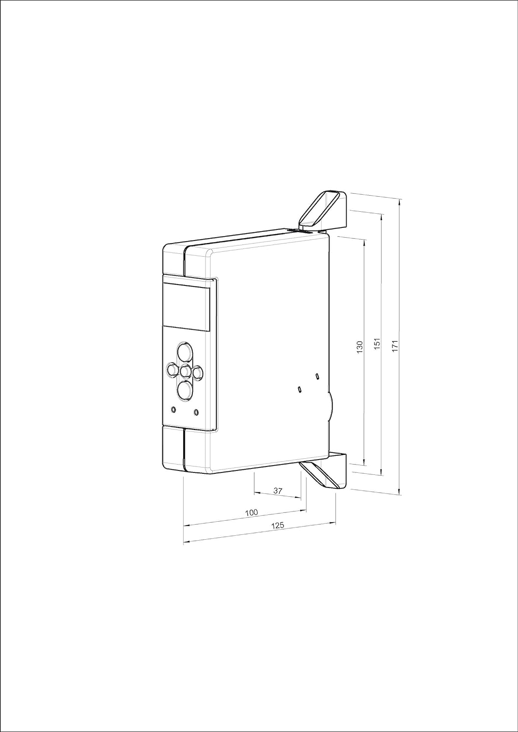WIR elektronik, eWickler Comfort FUNK COMPAcT, eW540-M, kleinste Gurtwickler, bis 9 kg, für 15 mm Gu