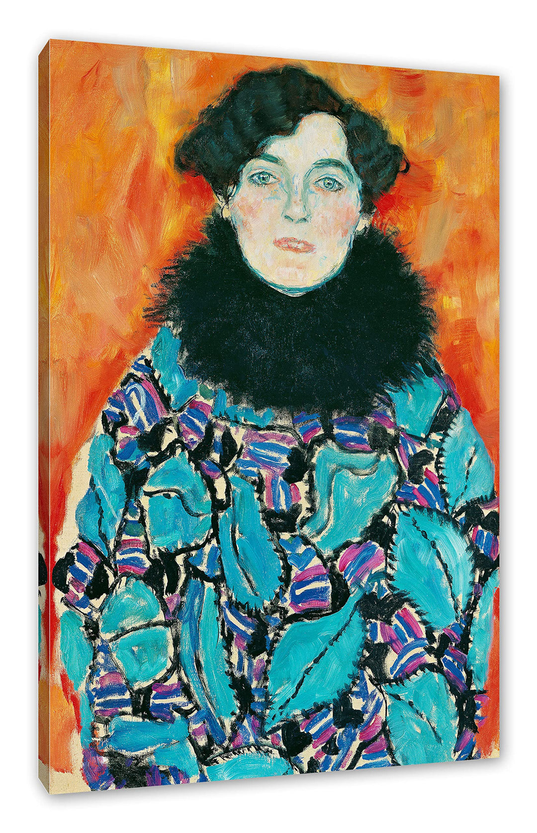 Generisch Gustav Klimt - Johanna Staude als Leinwandbild / Grösse: 100x70 cm / Wandbild / Kunstdruck