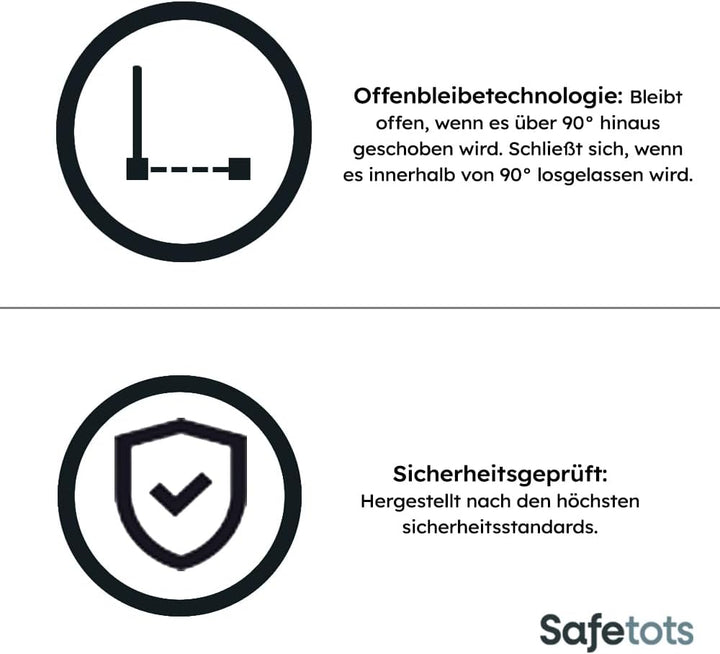 Bettacare Easy Fit Hundegitter, 81.4cm - 89.4cm, Weiss, Druckbefestigung Hundegitter für Hunde und W