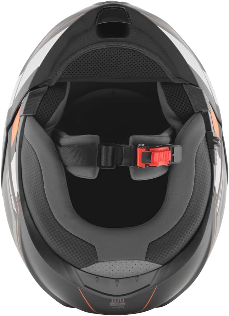 Bogotto FF403 Murata Klapphelm, orange/schwarz XS