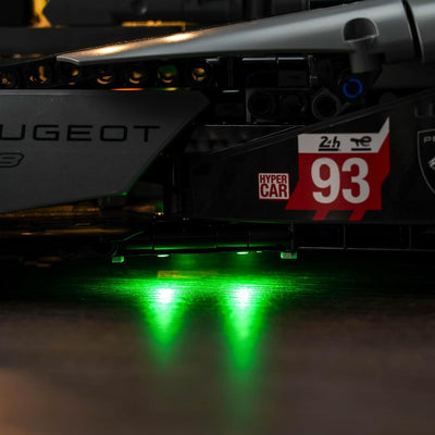 Led Licht Set für Lego 42156 Technic Peugeot 9X8 24H Le Mans Hybrid Hypercar (Kein Lego-Modell), Upd