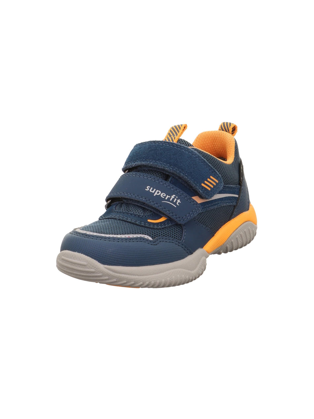 Superfit Storm Sneaker 1-606382 Mädchen 25 EU Blau Orange 8030, 25 EU Blau Orange 8030
