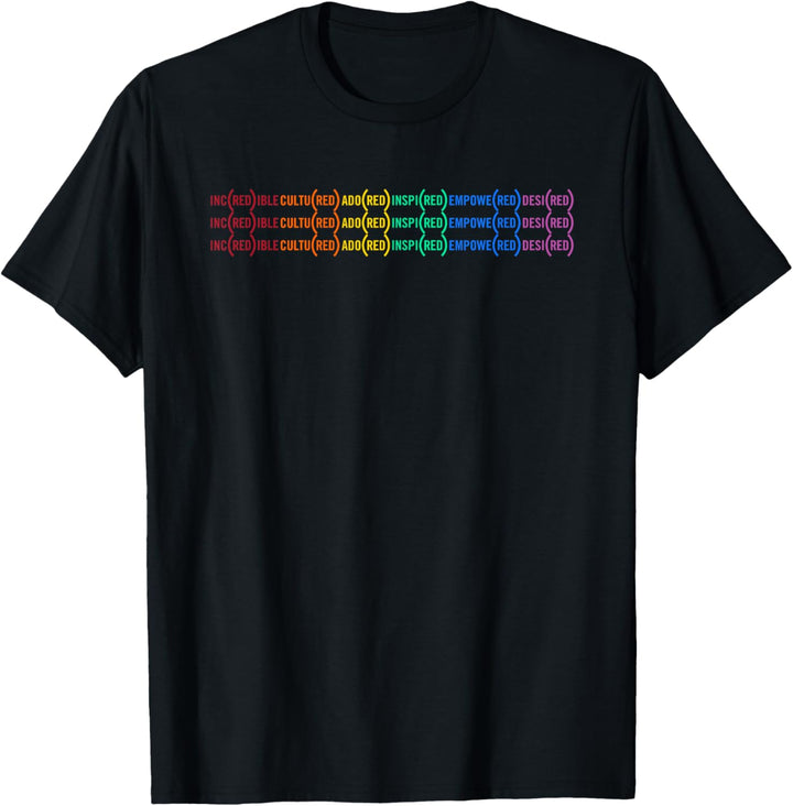 (RED) Originals PRIDE Collection - (RED) WORDS T-Shirt