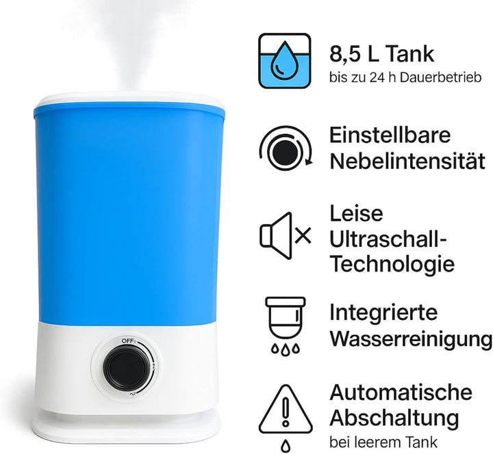 Supermist Luftbefeuchter 8 Liter - Grow Anbau Wohnung Vernebbler Verdampfer Pflanzen Luftfeuchtigkei
