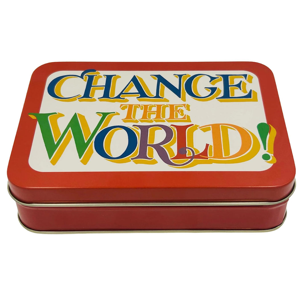 Geschenkdose Design Emma Bridgewater - Liebevoll gestaltete rechteckige Bonbondose - Motiv Change th