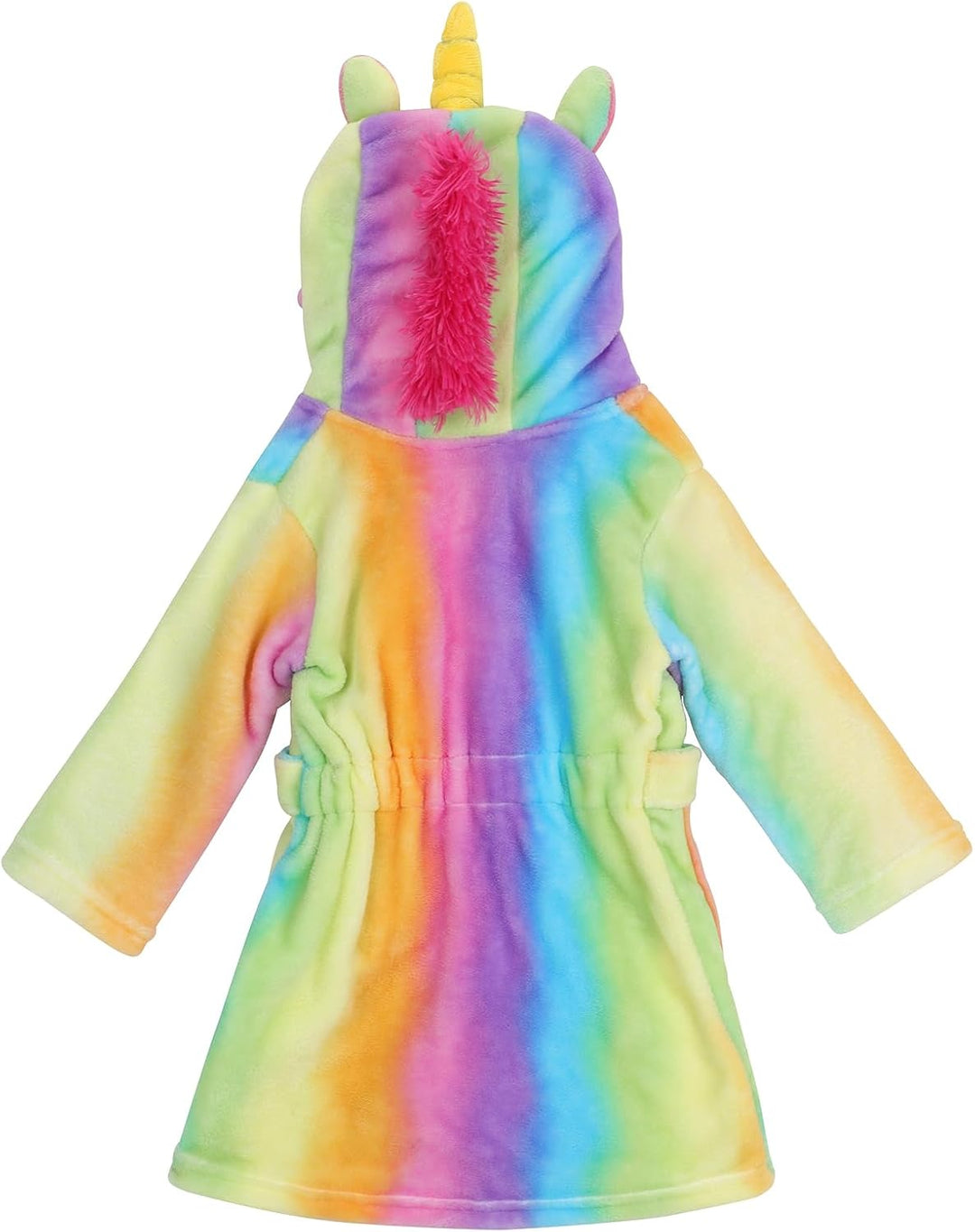 KAKU NANU Bademantel Kinder Mädchen Einhorn 4-11 Jahre Flauschig Warm Plüsch Bademantel Kuschelig Mo