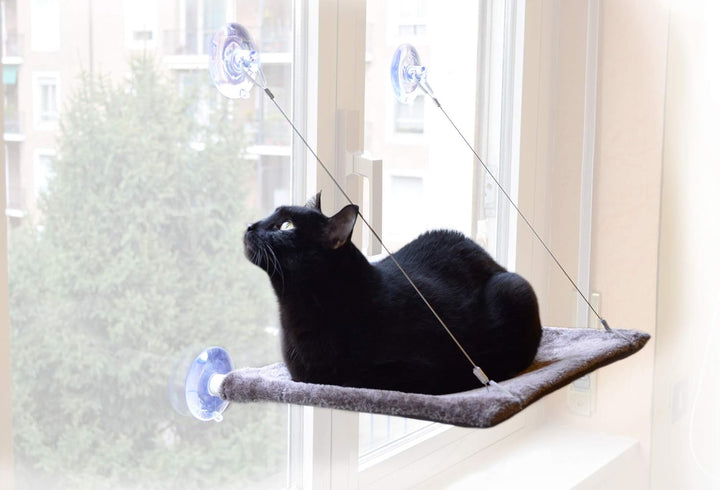 Cat View - Hängematte mit Fenster für Katzen