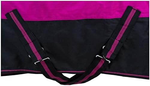 RL24 - Winterdecke High Neck 300g Füllung 600D BASICLINE pink/schwarz 95cm Pink/Schwarz (Altes Model