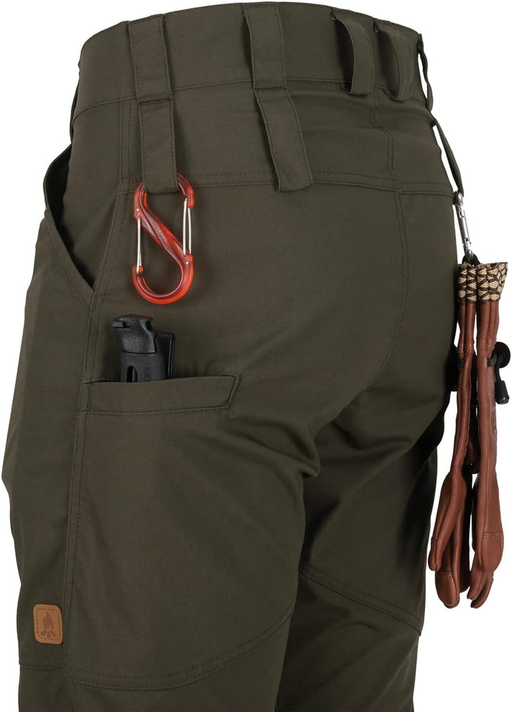 Helikon-Tex Woodsman Pants - Black 36W / 34L Taiga Grün/Schwarz, 36W / 34L Taiga Grün/Schwarz