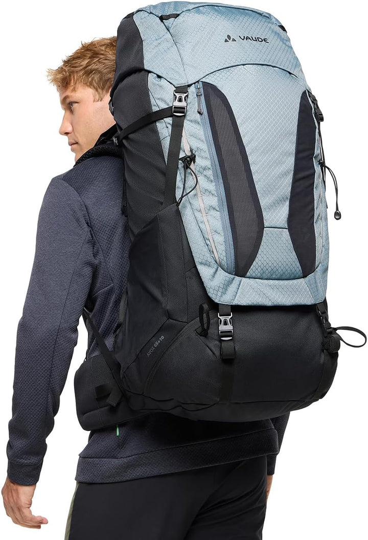 VAUDE Avox 65+10 Liter, Trekkingrucksack Einheitsgrösse Heron, Einheitsgrösse Heron