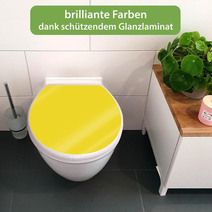 banjado Toilettendeckel mit Absenkautomatik 44,5x37cm - Soft Close Toilettensitz - WC Sitz mit Absen