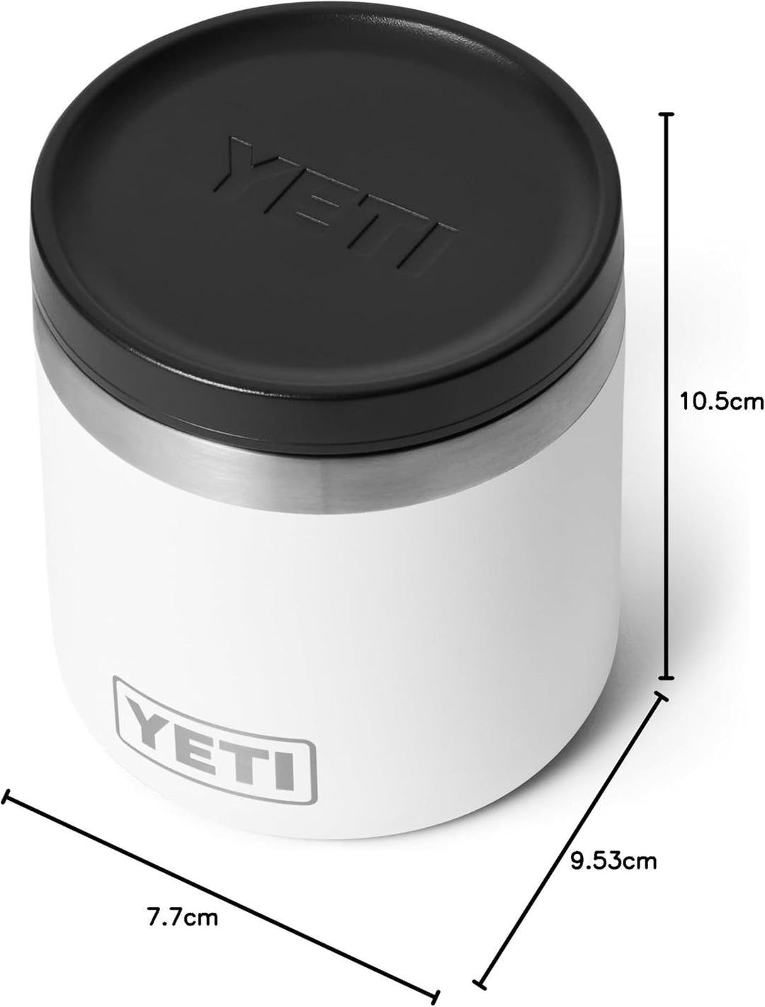 YETI Rambler Isolierter Essensbehälte, White, 8 oz (237 ml) White 8oz (237ml), White 8oz (237ml)