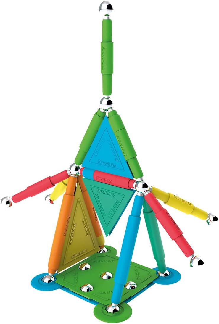 Happy People Supermag Colorstix Magnetisches Konstruktionsspielzeug Magnetische Bausteine Magnetspie