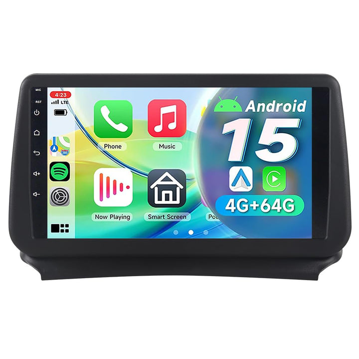 Android 15 Autoradio 9 Zoll Touch Display 4+64GB für Opel Zafira Tourer C 2011–2016, Bluetooth 5.4,