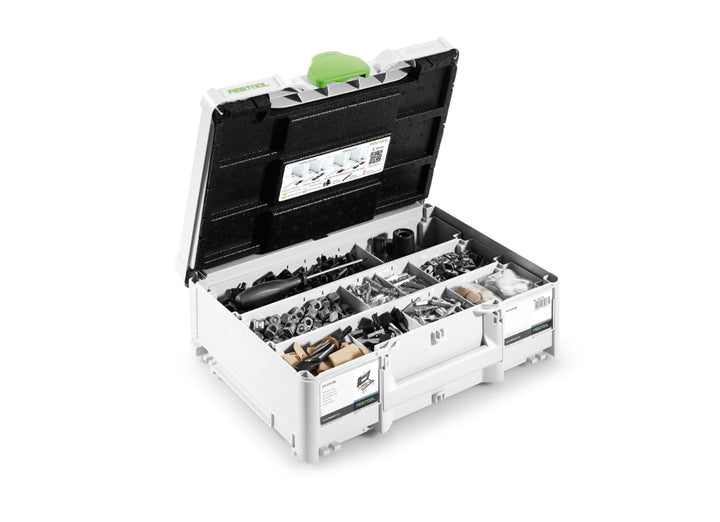 Festool DOMINO Verbinder Sortiment KV-SYS D8 (mit Korpusverbinder DOMINO, Mittenverbinder DOMINO, Ab
