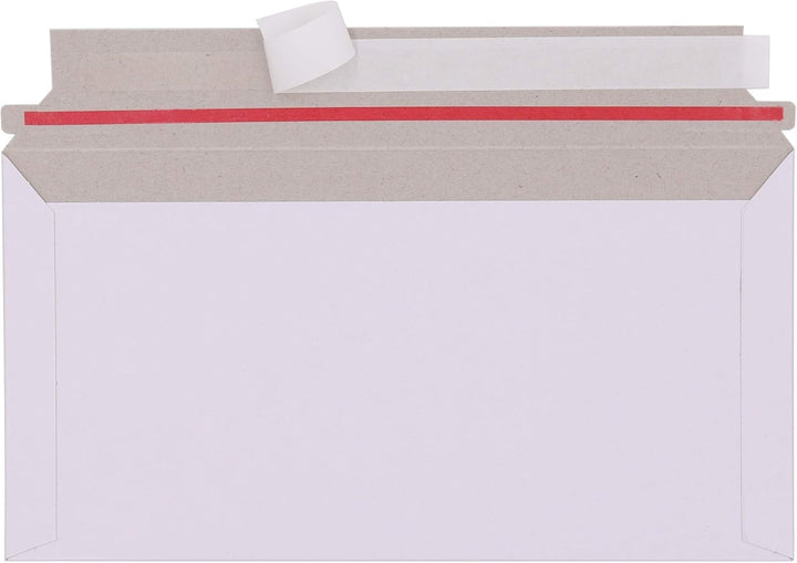 Umschläge Grösse: 230x120 mm Vollpapptasche Haftklebung mit Abziehstreifen Versandhülle Lang Pappe K