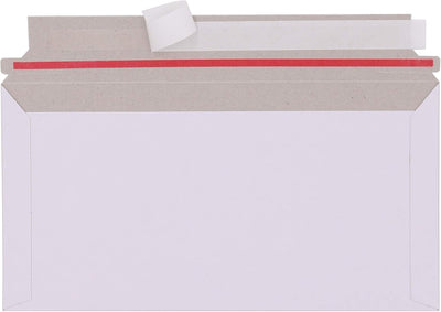 Umschläge Grösse: 230x120 mm Vollpapptasche Haftklebung mit Abziehstreifen Versandhülle Lang Pappe K