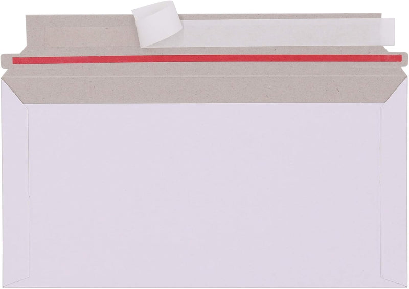 Umschläge Grösse: 230x120 mm Vollpapptasche Haftklebung mit Abziehstreifen Versandhülle Lang Pappe K