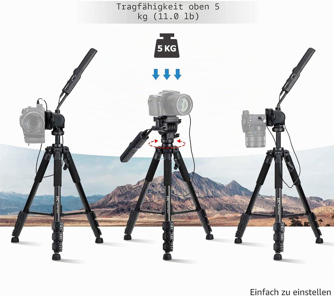 JJC Kompaktes Fernbedienungsstativ ersetzt VCT-VPR1 für Sony Alpha A9 A7R IV A7 III A7S II A6000 A66