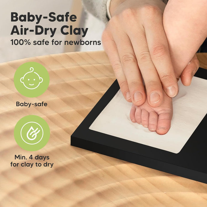 Baby Handabdruck und Fussabdruck Set – Gipsabdruck Baby Hand und Fuss für Neugeborene - Handabdruck