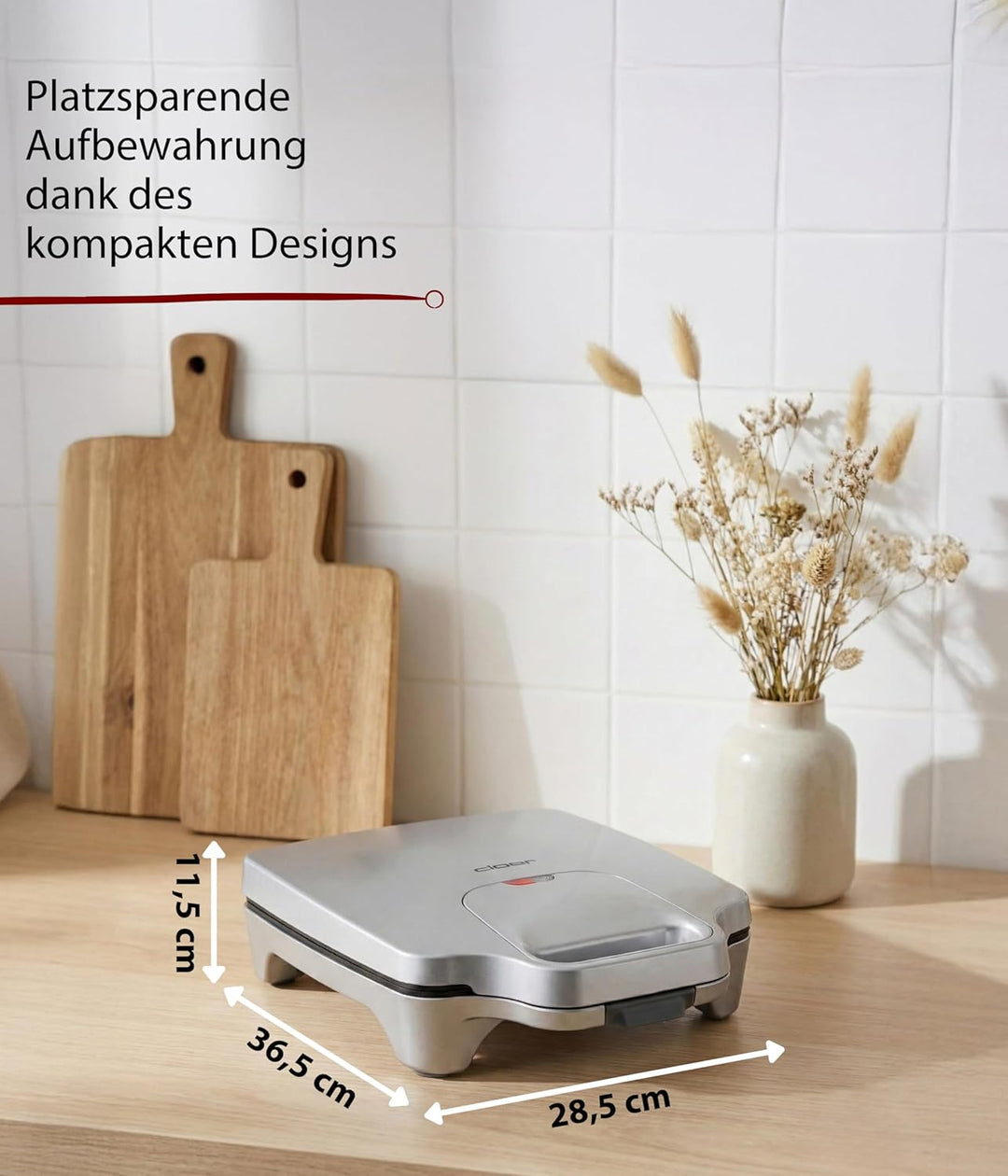 Cloer 6269 Sandwichmaker XXL / 1800 W / für 4 Sandwiches / American Toast / XXL-Füllung / optische F