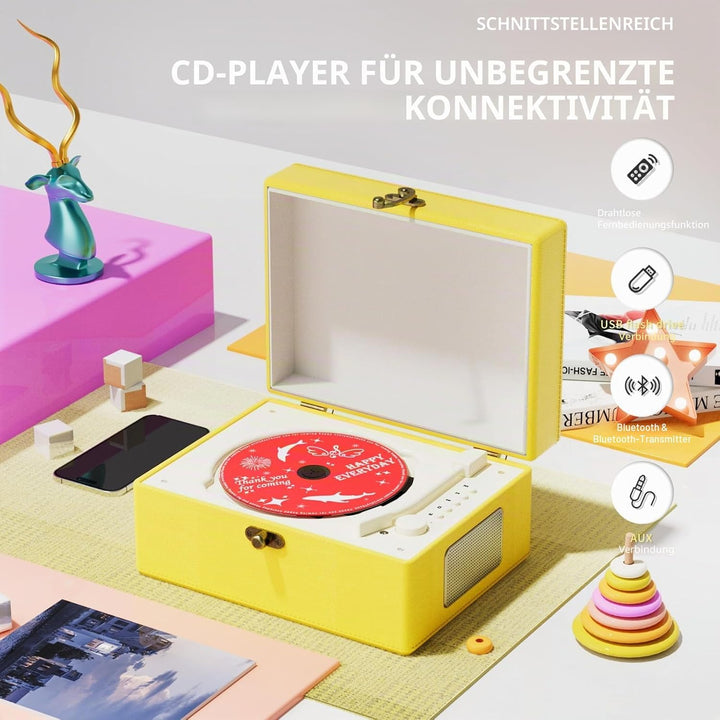 Yintiny Gelber CD-Player