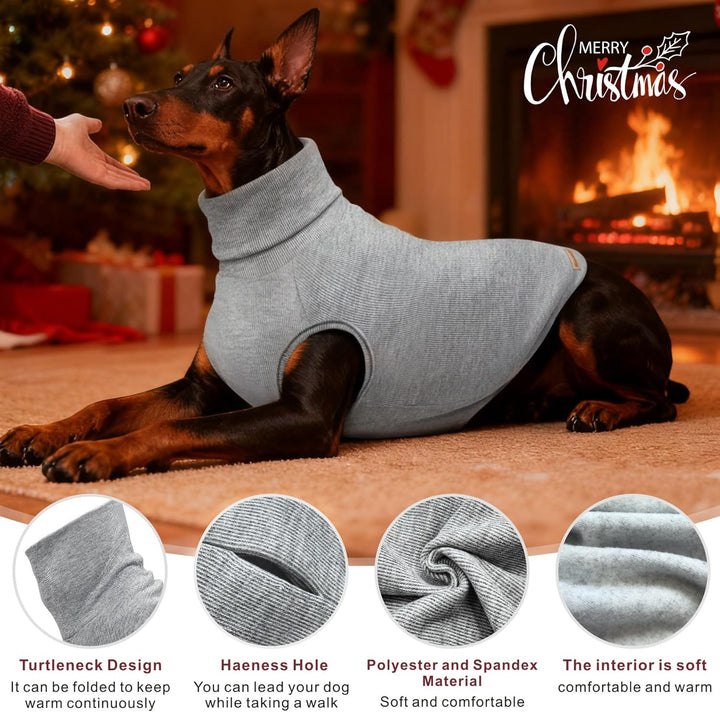 Mosucoirl Sweater für Hunde Pullover Hundebekleidung Schildkröten Hunde Sweatshirt Dicke Warme Hunde