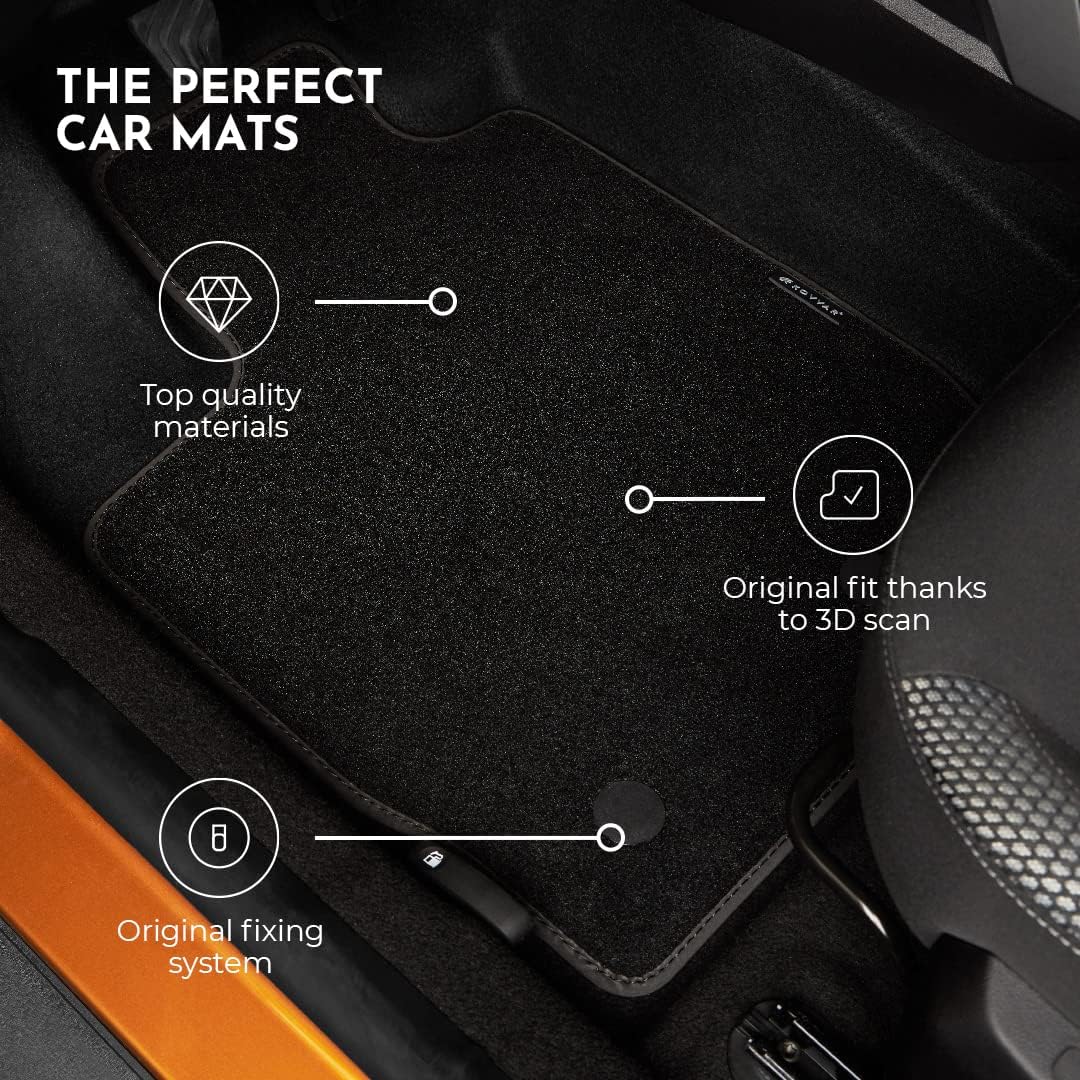 Fussmatten passend für Ford Transit 2023-2026 Passend zur Ausführung: Custom | Abstand Befestigungsp