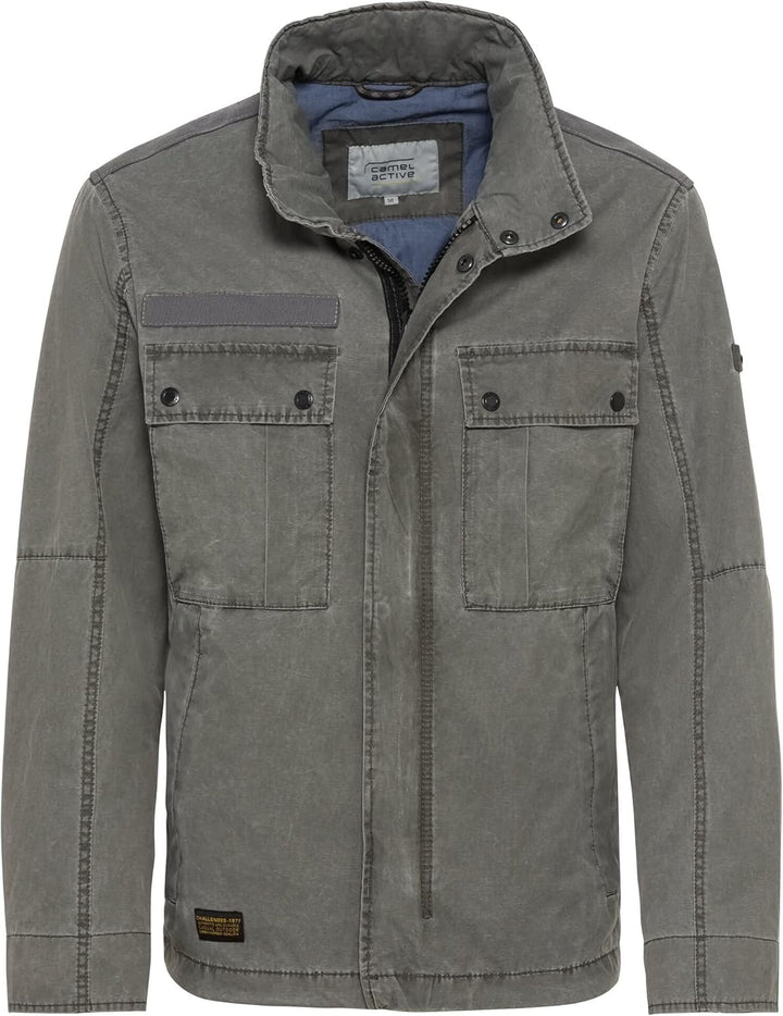 camel active Herren Jacke 32 Grau, 32 Grau
