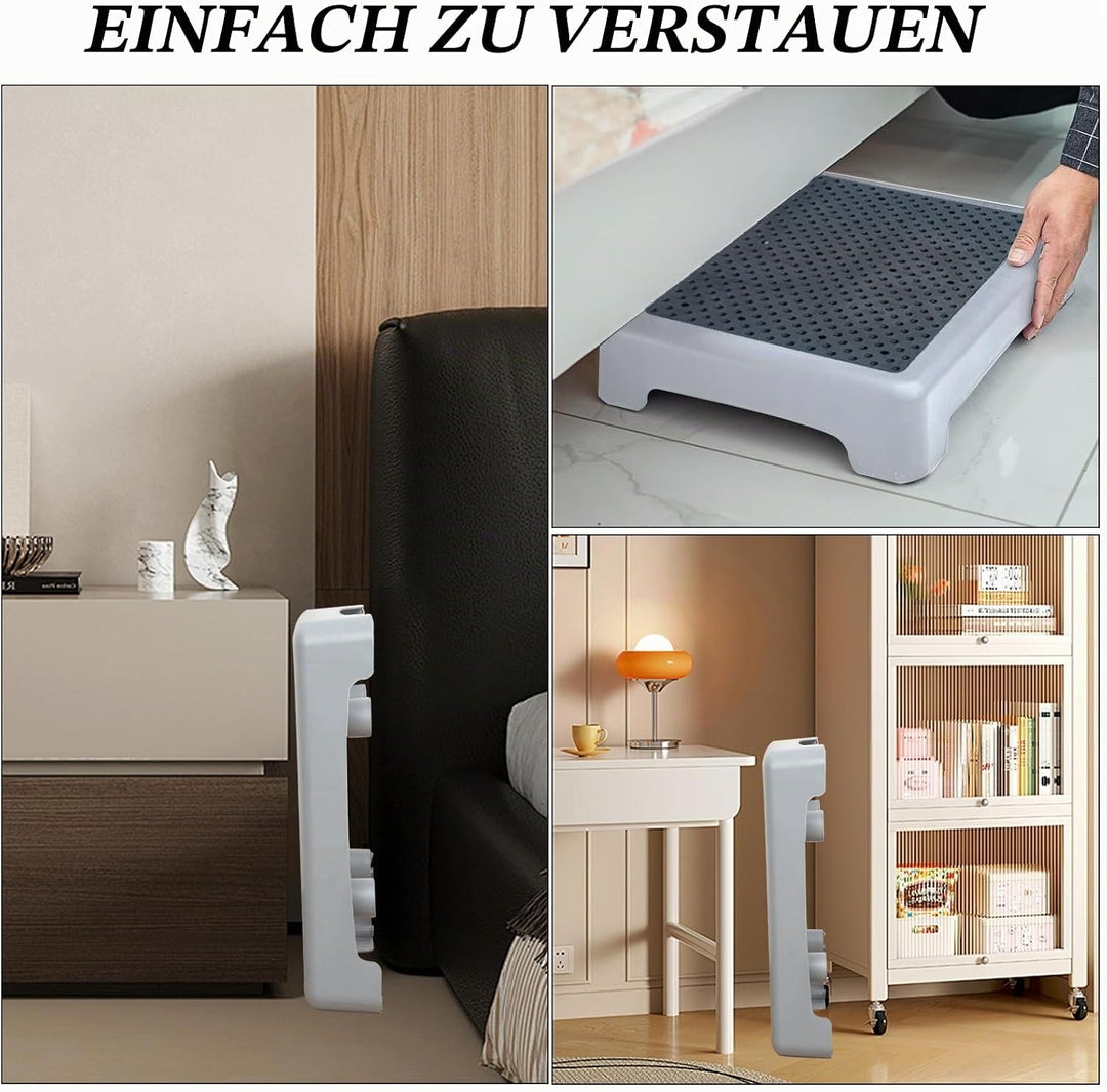 Anti-Rutsch Halbstufe, One Step Stool für Senioren, Tragbare Tritthocker Bis 200 Kg, Stapelbare Halb