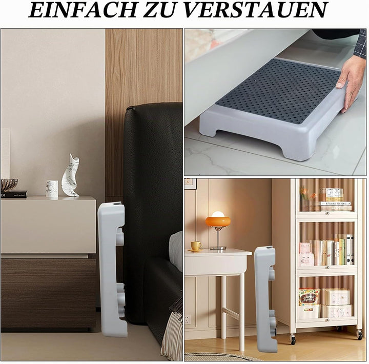 Anti-Rutsch Halbstufe, One Step Stool für Senioren, Tragbare Tritthocker Bis 200 Kg, Stapelbare Halb