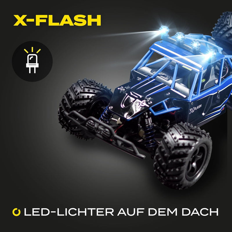 Overmax X-Flash Ferngesteuertes Auto RC Auto, Reichweite von 100 Meter, Geschwindigkeit bis zu 45 km