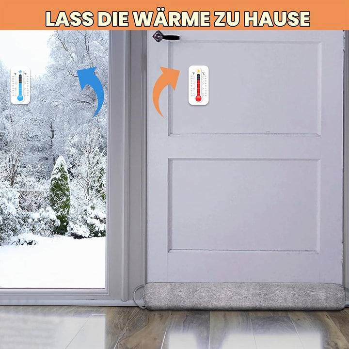 Schwerer Türzugstopper, 82 cm Zugluftstopper für Fenster Dreieck unter der Tür Zugluftstopper Geräus