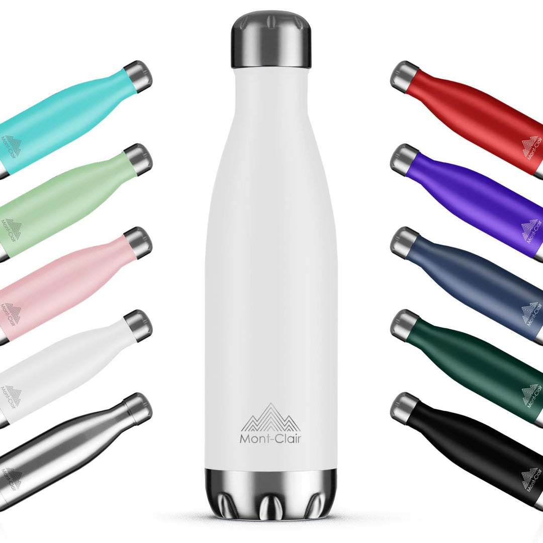 Mont-Clair H2O Trinkflasche Edelstahl - Thermosflasche - BPA-freie - Water Bottle, Edelstahl trinkfl
