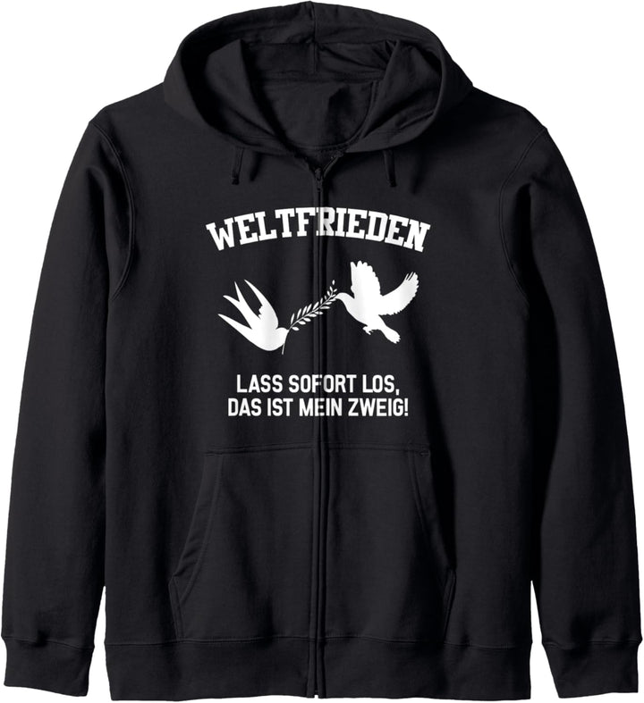 Friedenstaube Weltfrieden Geschenk Frieden Hoffnung Kapuzenjacke