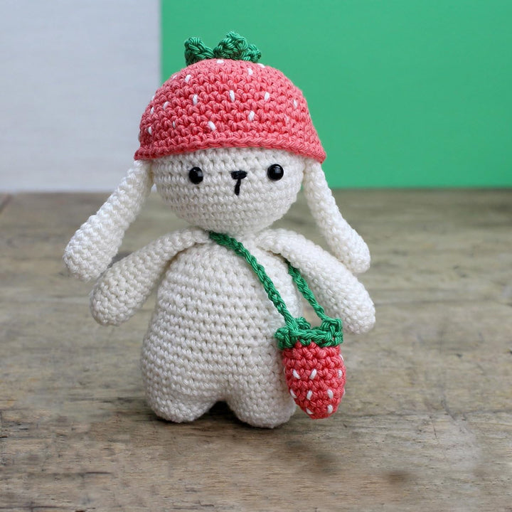 Hardicraft Häkelpaket Häkelset zum selber Machen mit Anleitung und Material für Ilse Kaninchen, ca.