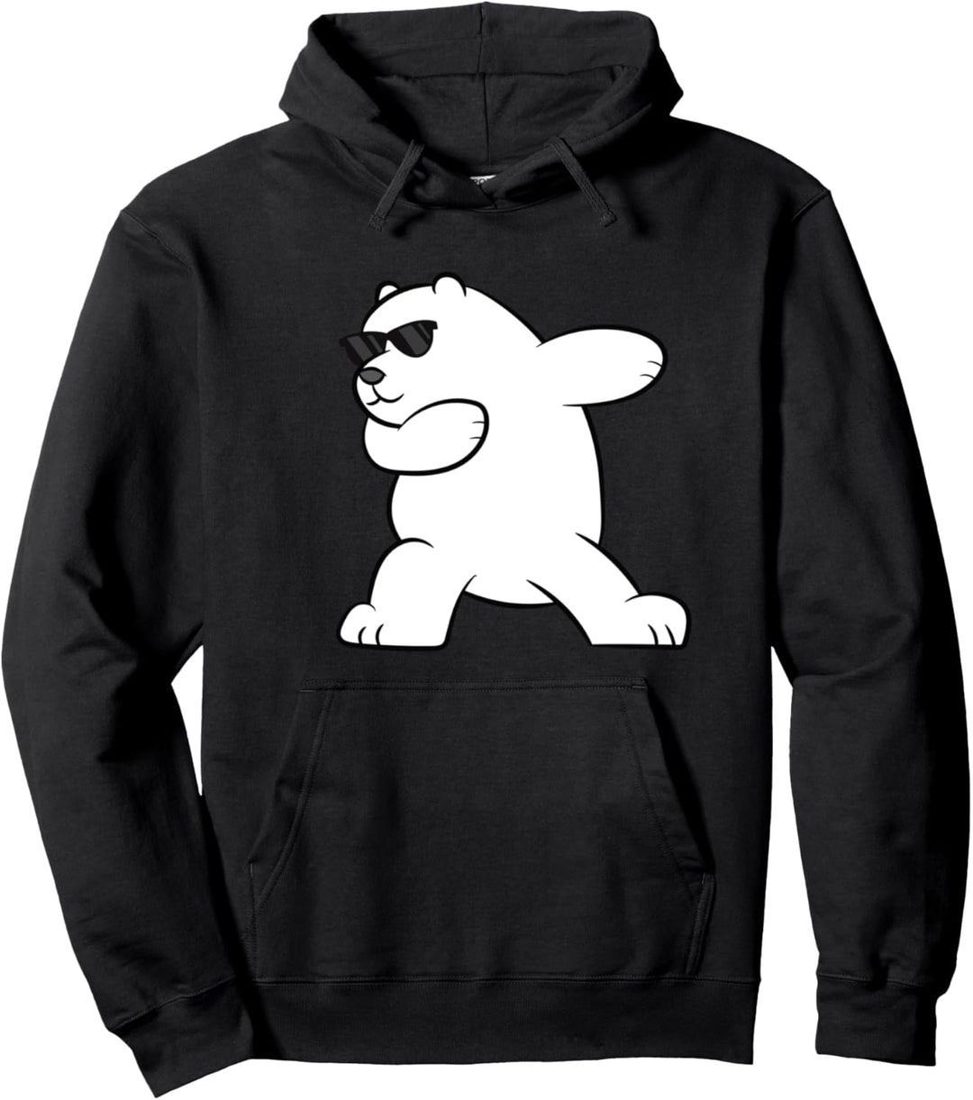 Ice Bear Dabbing Arctic Cute Dabbing Eisbär Pullover Hoodie