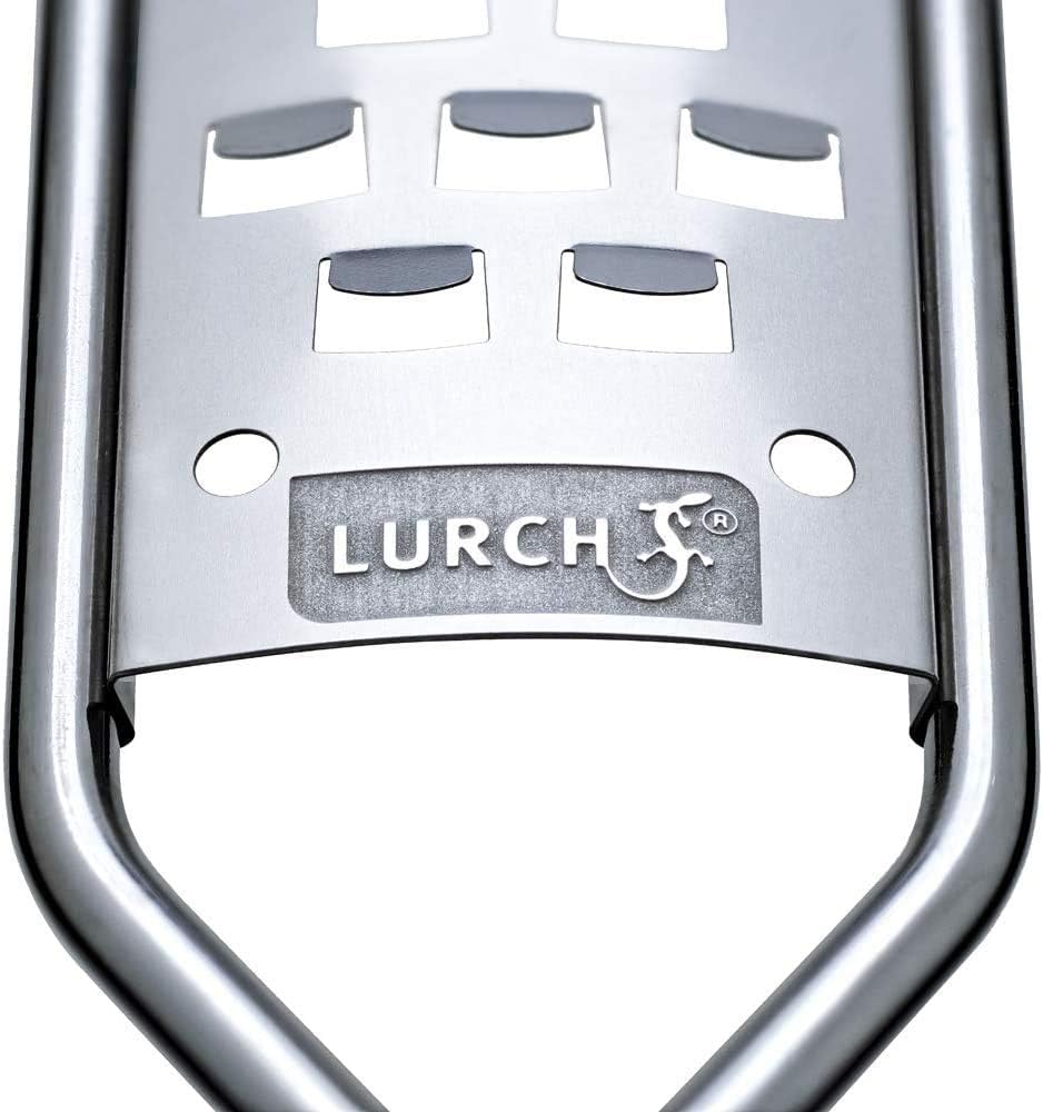 Lurch 240130 RazorTech RT40 Reibe grob aus Edelstahl und Kunststoff, 4,5 x 40 cm Grobe Reibe schmal,