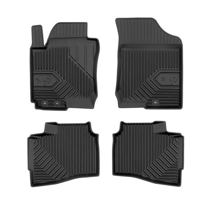 FROGUM No.77 Gummimatten Ganzjahresset von Auto Fussmatten Autofussmatten für Hyundai i30 I 2007-201