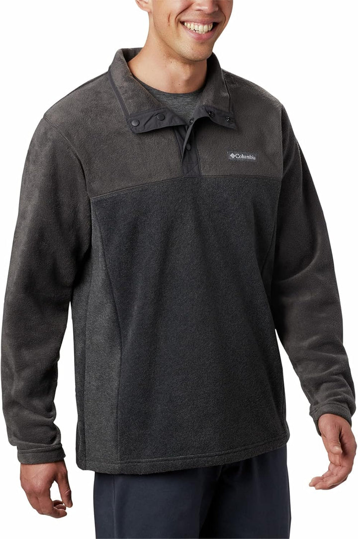 Columbia Steens Mountain Half Snap, Fleece Pullover für Herren Steens Mountain Half Snap 1 S Charcoa