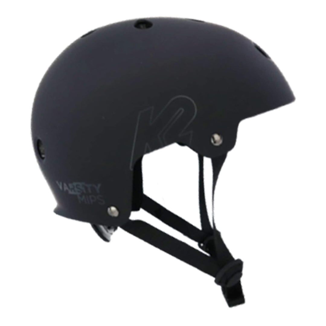 K2 Skates VARSITY MIPS Helm, Inline Skate Helm, Fahrradhelm, Skateboard Helm S (48 - 54 cm) Schwarz,