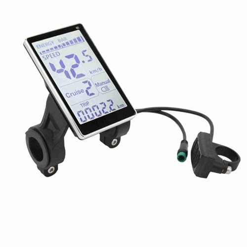Fabater LCD-Display für Elektrofahrräder, 5-polig, 24 V, 36 V, 48 V, 60 V, Wasserdichtes LCD-Display