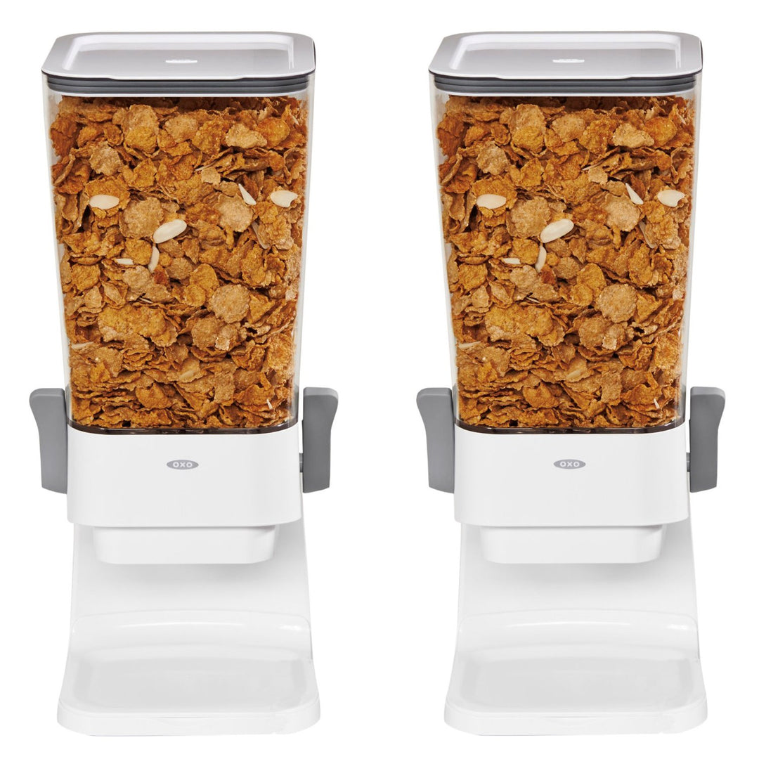 OXO Good Grips Countertop Cereal Dispenser, Clear/White