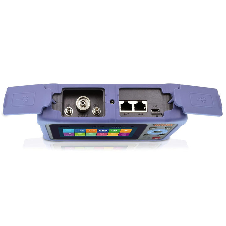 SKYSHL 1310nm/26dB+1550nm/24dB LWL OTDR Tester (Mit OPM+OLS+VFL+Event Map) SM 4,3Zoll Touchscreen Ko